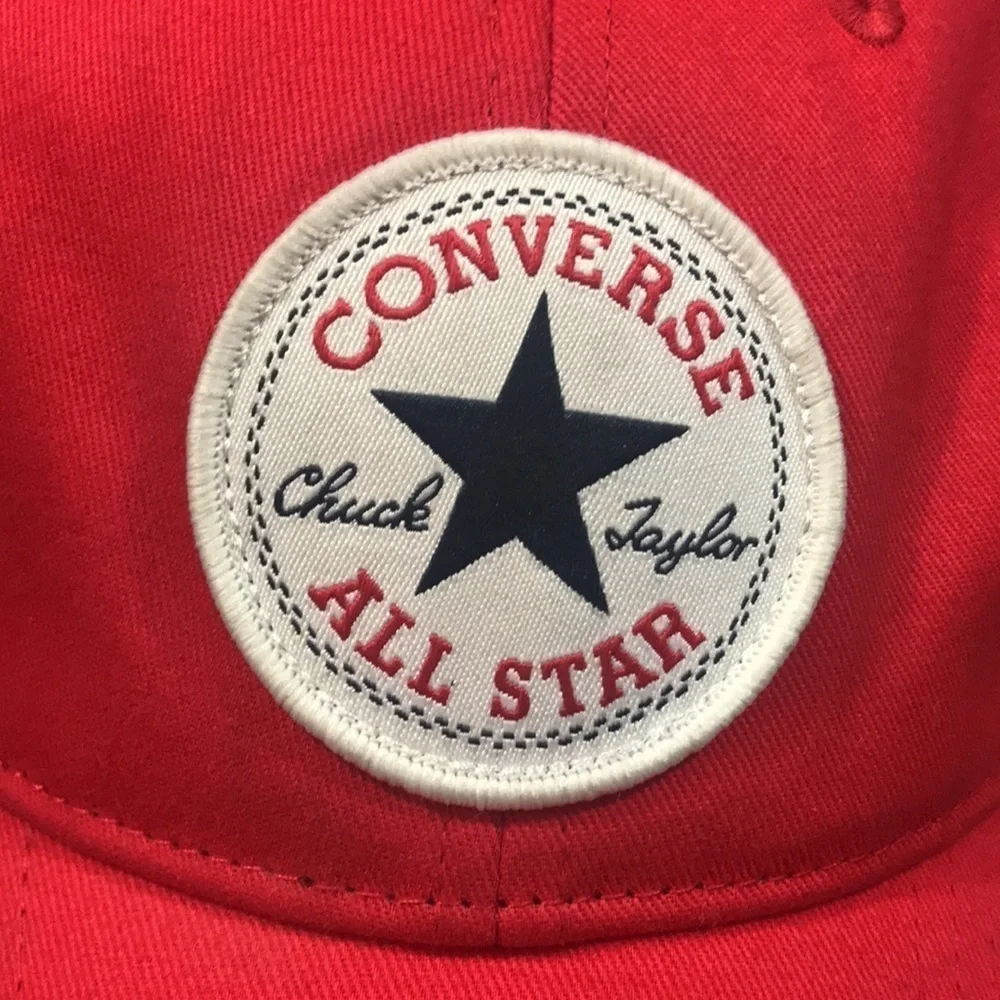 Converse All-Star‎ Chuck Taylor Patch Logo Red 100% Youth Baseball Cap